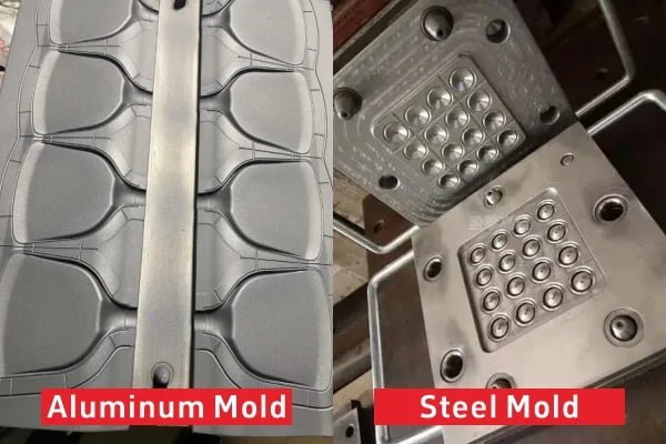 silicone mold cost amortization across order quantities